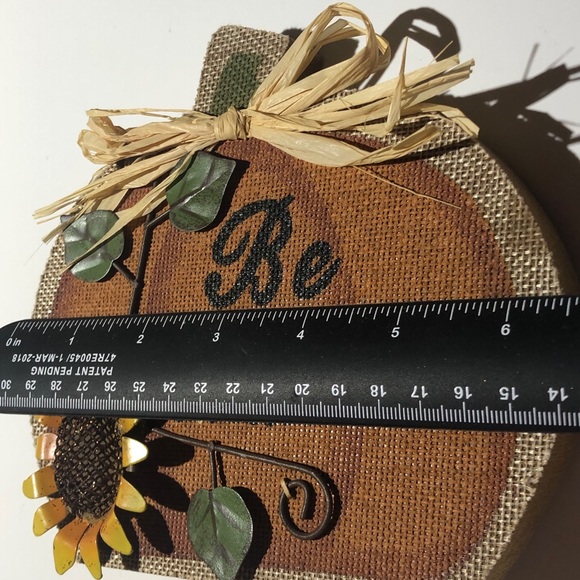 Autumn fall harvest pumpkin decor w/ sunflower - Picture 7 of 8